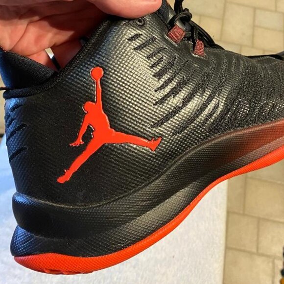 Nike Jordan Super Fly 5 Men Red Black Infrared Bred Shoes size 12 - Picture 5 of 12